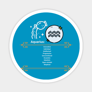 Aquarius Traits Magnet